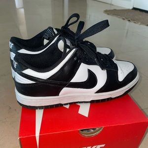 Women's Nike Dunk Low Black White "panda"- Size 7